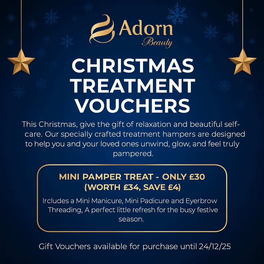 Mini Pamper Treat Christmas Offer – Only £30 at Adorn Beauty Harlequin Watford (Atria Watford)